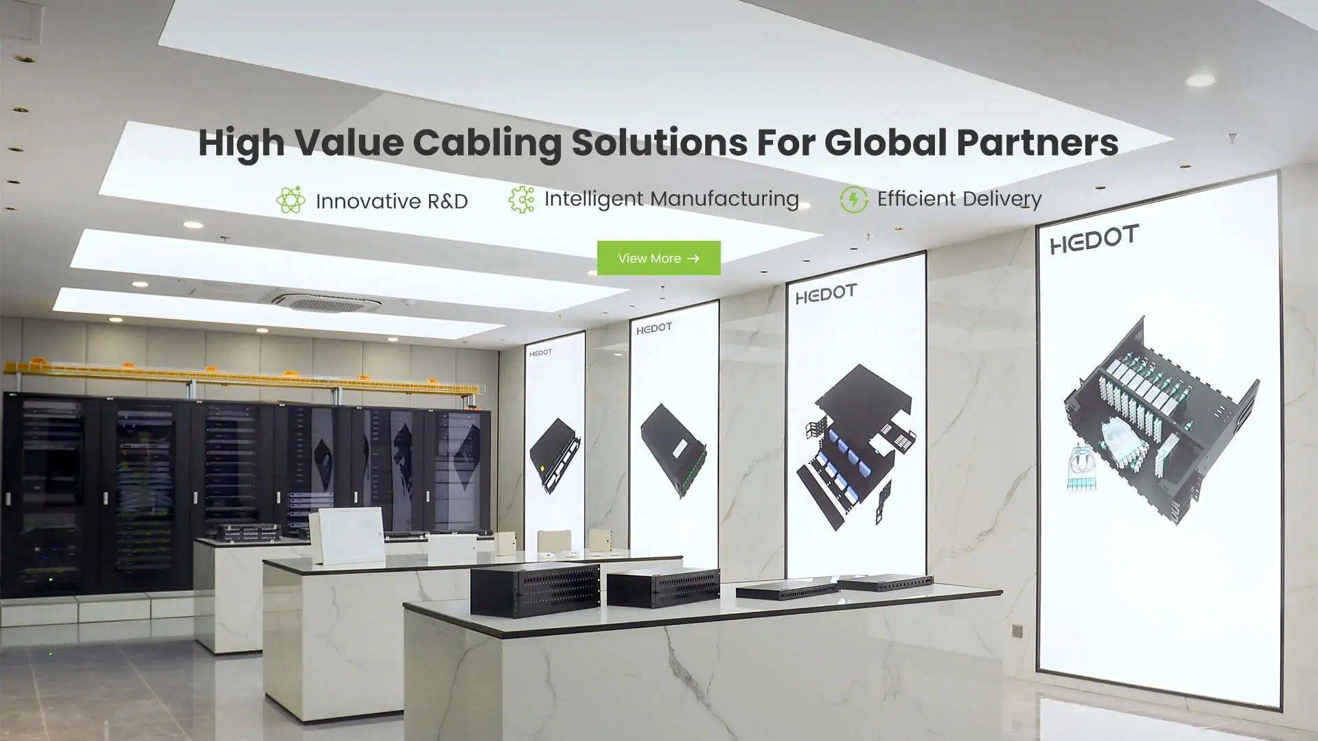 Soluções inovadoras de data center de valor para parceiros globais