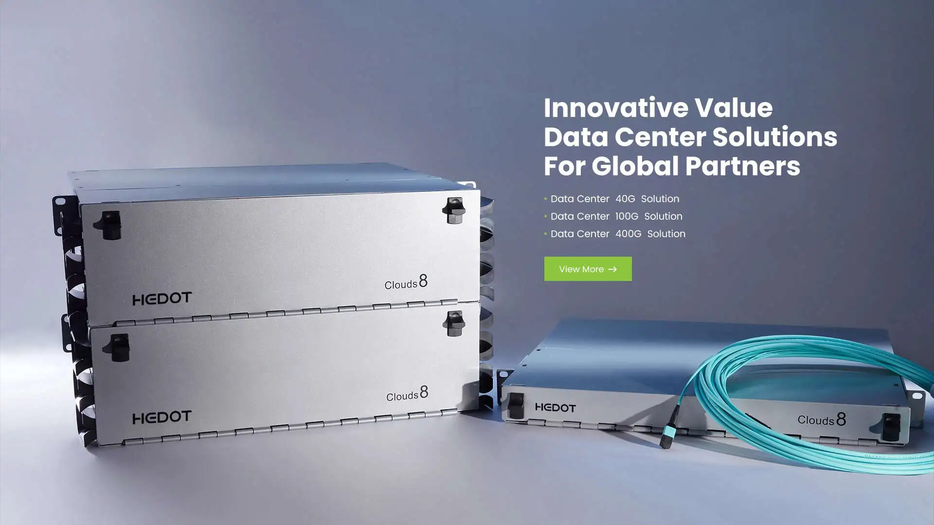 Soluções inovadoras de data center de valor para parceiros globais